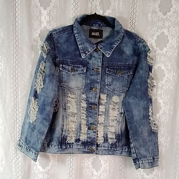 DAZI BOY BYE JEANS JACKET SIZE XL UNOSEX - Picture 3 of 8